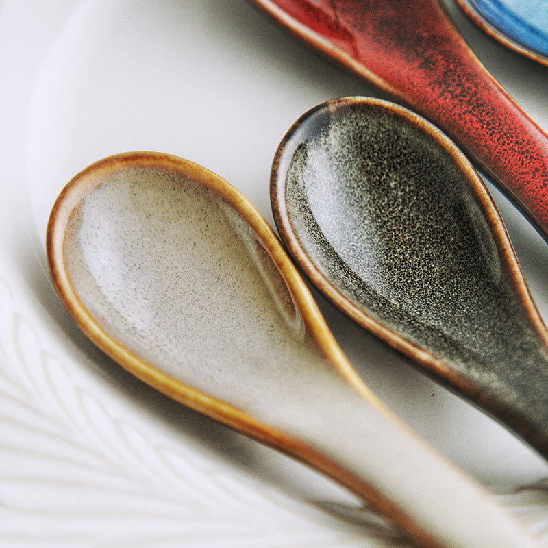 Japanese Tableware Kiln Becomes Household Restaurant Spoon - Grand Goldman