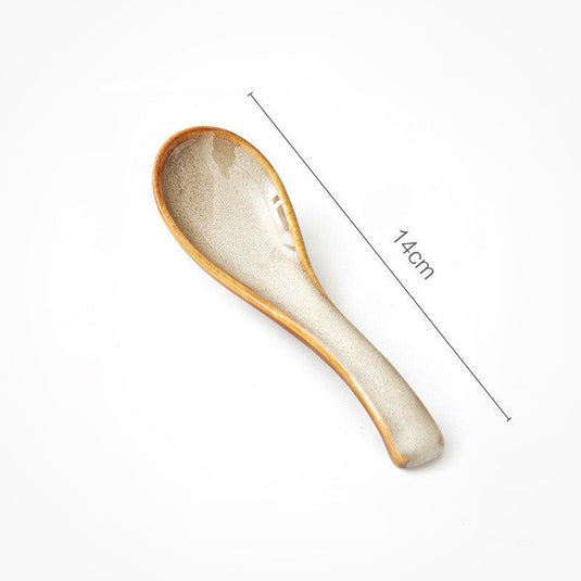 Japanese Tableware Kiln Becomes Household Restaurant Spoon - Grand Goldman