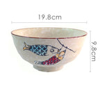 Japanese Underglaze Hand-painted Ceramic Ramen Bowl - Grand Goldman