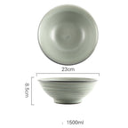 Japanese Vintage Ceramic Ramen Tableware Household Retro Bowl - Grand Goldman