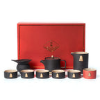 Japanese stoneware Kung Fu tea set - Grand Goldman