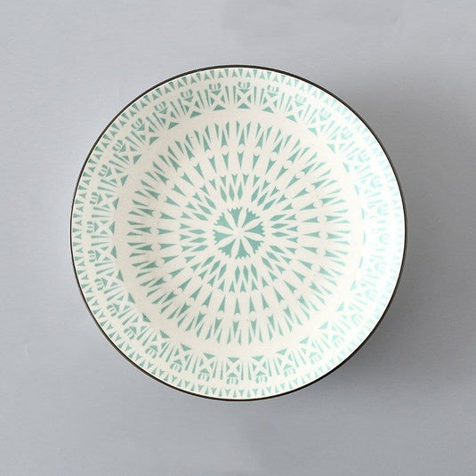 Japanese tableware ceramic plate - Grand Goldman