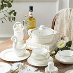 Jingdezhen Bone Porcelain Tableware, Dish Set, Household Bowls, Chopsticks, and Dishes - Grand Goldman