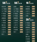 Jingdezhen Bone Porcelain Tableware, Dish Set, Household Bowls, Chopsticks, and Dishes - Grand Goldman