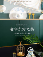 Jingdezhen Ceramic Bowls, Dishes, Dishes, Tableware Set, Bowls and Chopsticks Set - Grand Goldman