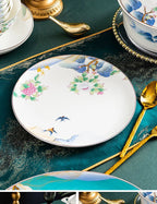 Jingdezhen Ceramic Bowls, Dishes, Dishes, Tableware Set, Bowls and Chopsticks Set - Grand Goldman