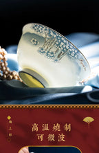 Jingdezhen Ceramic Bowls, Dishes and Dishes Full Set of Porcelain Bowls, Blue and white porcelain Bone Porcelain Tableware Set - Grand Goldman