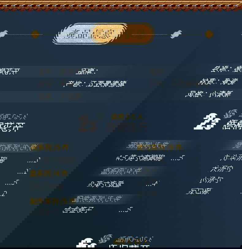 Jingdezhen Ceramic Bowls, Dishes and Dishes Full Set of Porcelain Bowls, Blue and white porcelain Bone Porcelain Tableware Set - Grand Goldman