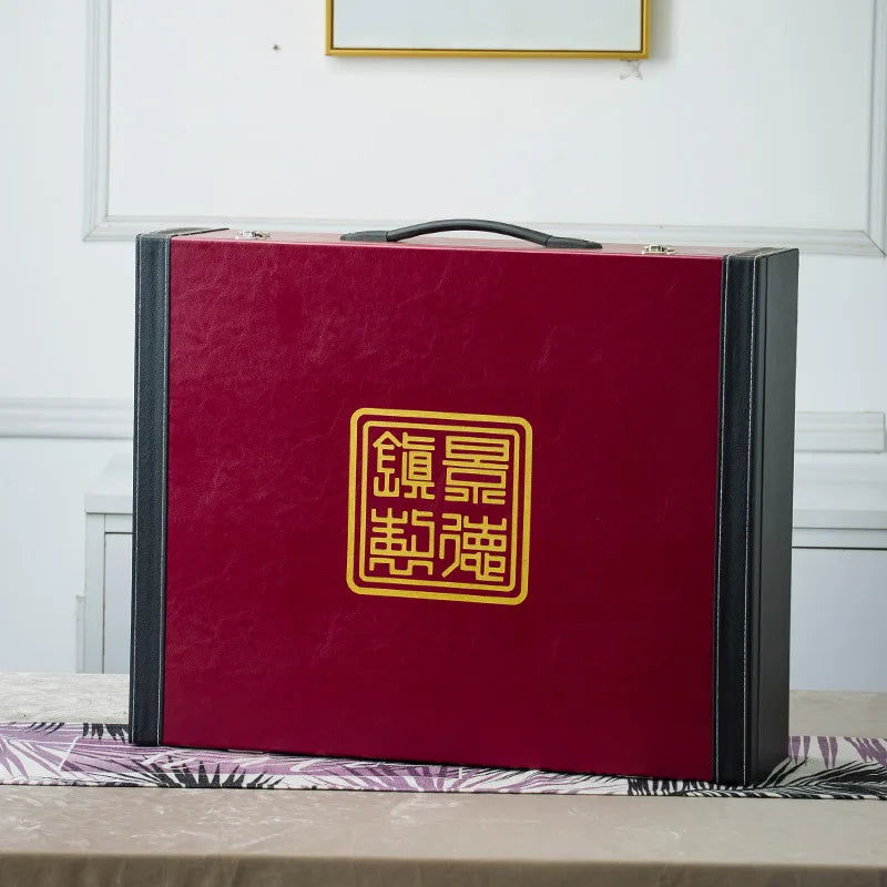 Jingdezhen Ceramic Dish Set Light Luxury Gold Border Bone Porcelain Tableware Set Bowl Plate Chopstick Combination - Grand Goldman