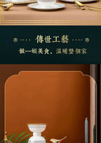 Jingdezhen Ceramic Tableware, Bone Porcelain Dish Set - Grand Goldman