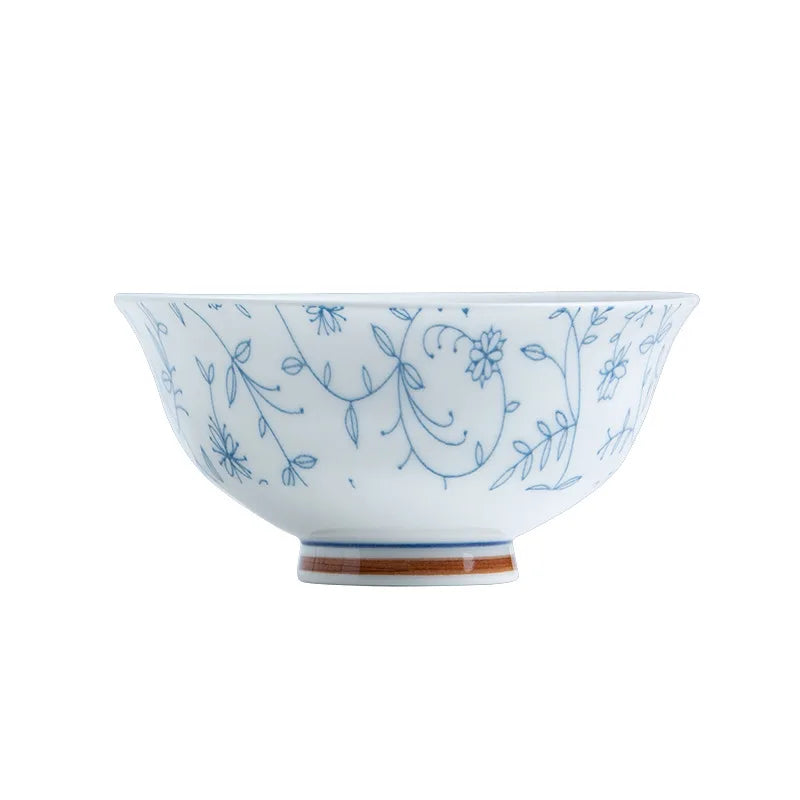 Jingdezhen Ceramic Tableware, Dish Set, Household Japanese Rice Bowl, Underglaze Color Tableware - Grand Goldman