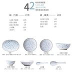 Jingdezhen Ceramic Tableware, Dish Set, Household Japanese Rice Bowl, Underglaze Color Tableware - Grand Goldman
