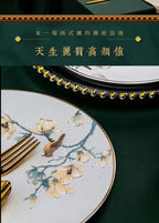 Jingdezhen Chinese style household ceramic bowls, plates, sets, boxes, bone china tableware, bowls, chopsticks, sets, porcelain - Grand Goldman