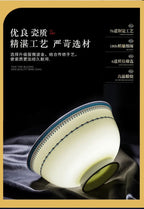 Jingdezhen European style bone porcelain household utensils, ceramic tableware, minimalist set of dishes and plates - Grand Goldman