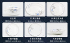 Jingdezhen Household Ceramic Bowls, Tableware Set, Bowls, Dishes, Chinese Bone Porcelain Tableware - Grand Goldman