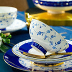 Jingdezhen ceramic tableware, bowl and plate combination set, bone china tableware for household use - Grand Goldman