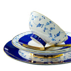 Jingdezhen ceramic tableware, bowl and plate combination set, bone china tableware for household use - Grand Goldman