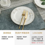 Jingdezhen porcelain tableware set household high-grade bone china ceramic dishes and bowls set - Grand Goldman