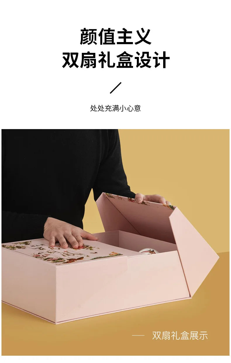 Jingdezhen tableware set, birds and phoenix dishes set, household light luxury and high-end - Grand Goldman