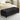 Joveco Storage Ottoman Bench- Faux Leather Tufted Bench Foot Rest (Black Midnight) - Grand Goldman
