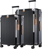 Joyway Carry On Luggage, Expandable Suitcase with Smart Luggage Cup Holder and USB Port, 20 IN Hardside Luggage with TSA Lock Spinner Double Wheels, White - Grand Goldman