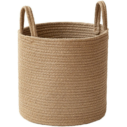 Jute Hand-woven Cotton Basket - Grand Goldman