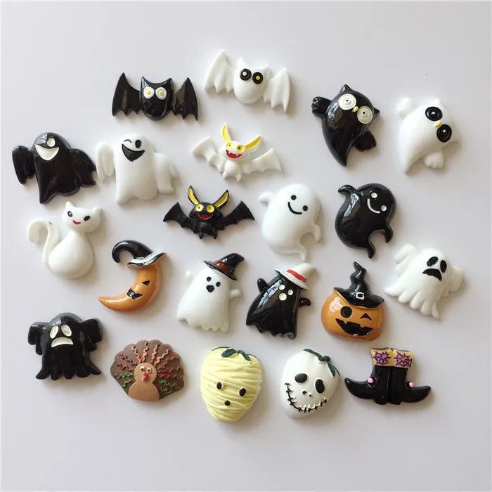 Kawaii Halloween Fridge Magnet Mini Cute Pumpkin Funny Skulls Bats Party Gifts Fridge Magnetic Stickers Imanes Para Refrigerador - Grand Goldman