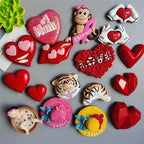 Kawaii Heart Flower Greece Heat Tiger Fridge Magnet  Halloween Lip Shap Cute Sticker Magnetic Home Decor Gifts for Mun Kids - Grand Goldman