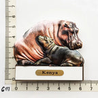 Kenya South Arfica African Animals Fridge Magnet Tourist Souvenirs Giraffe Refrigerator Stickers Collection Gifts Home Decor - Grand Goldman