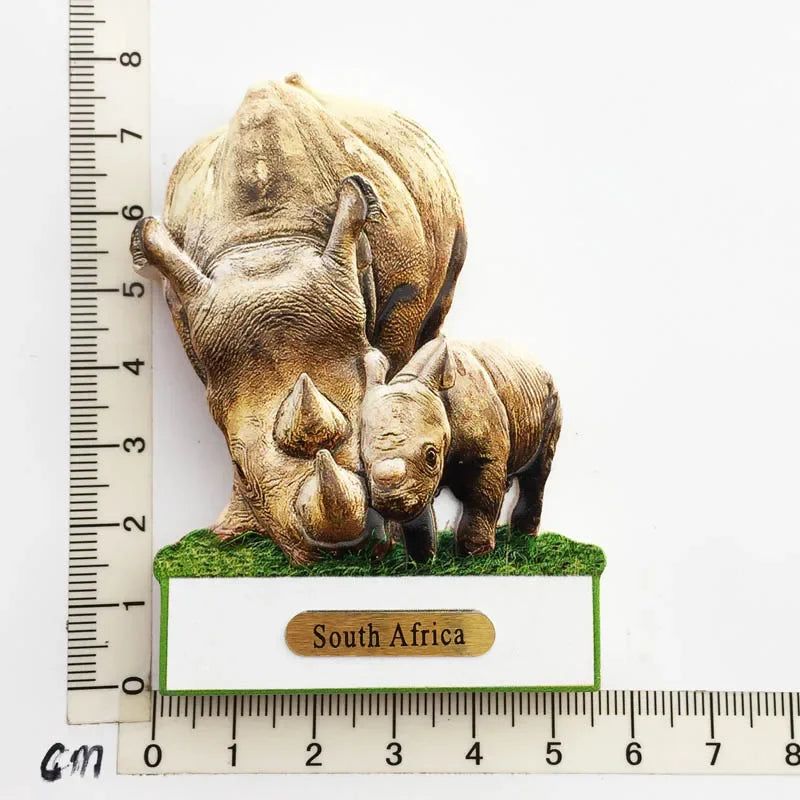 Kenya South Arfica African Animals Fridge Magnet Tourist Souvenirs Giraffe Refrigerator Stickers Collection Gifts Home Decor - Grand Goldman