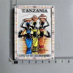 Kenya South Arfica African Animals Fridge Magnet Tourist Souvenirs Giraffe Refrigerator Stickers Collection Gifts Home Decor - Grand Goldman