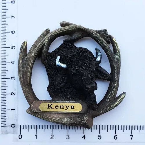 Kenyan Animal African Humanities Fridge Magnets Tourism Souvenirs Magnetic Stickers Refrigerator Stickers Collection Home Decor - Grand Goldman