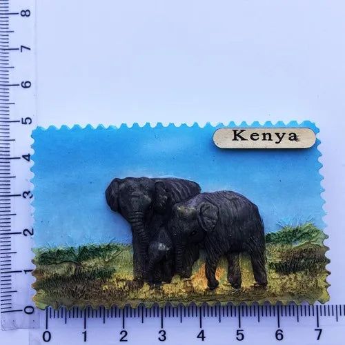 Kenyan Animal African Humanities Fridge Magnets Tourism Souvenirs Magnetic Stickers Refrigerator Stickers Collection Home Decor - Grand Goldman