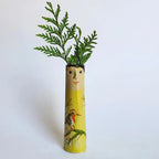 Kid Painting Sunshine Family Bud Vase Home Decoration Indoor Outdoor Art Decoration Sculptured Ornaments - Grand Goldman