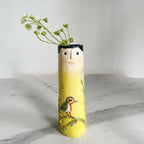 Kid Painting Sunshine Family Bud Vase Home Decoration Indoor Outdoor Art Decoration Sculptured Ornaments - Grand Goldman
