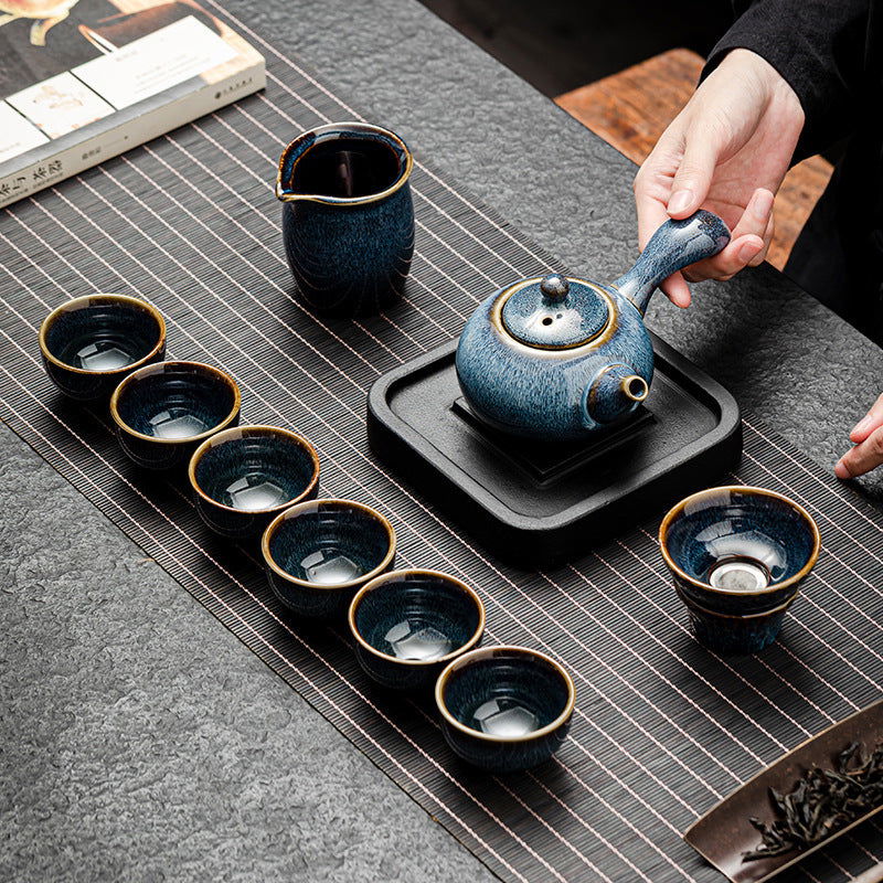 Kiln Ceramic Japanese-style Ancient Kung Fu Tea Set - Grand Goldman