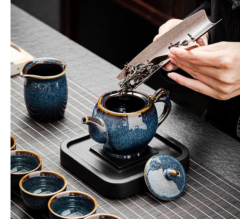 Kiln Ceramic Japanese-style Ancient Kung Fu Tea Set - Grand Goldman