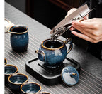 Kiln Ceramic Japanese-style Ancient Kung Fu Tea Set - Grand Goldman