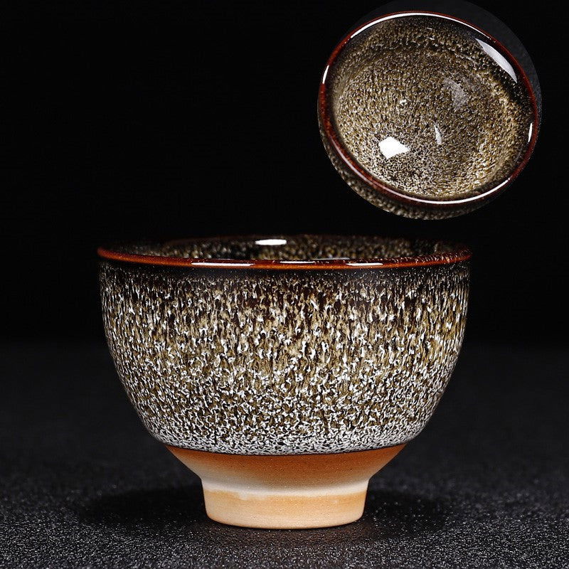 Kiln Change Ceramic Kung Fu Tea Set Cup Home Gift Box - Grand Goldman