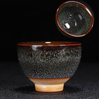 Kiln Change Ceramic Kung Fu Tea Set Cup Home Gift Box - Grand Goldman