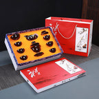 Kiln Change Sand Gold Glaze Household Ceramic Kung Fu Tea Set - Grand Goldman