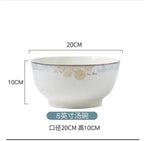 Kitchen Luxury Table Dinner Plates Set Ceramic Cooking Dessert Plate Sets Dinnerware Salad Dishes Platos De Cena Breakfast Set - Grand Goldman