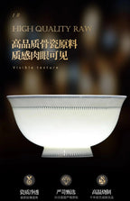 Kitchen Luxury Table Dinner Plates Set Ceramic Cooking Dessert Plate Sets Dinnerware Salad Dishes Platos De Cena Breakfast Set - Grand Goldman