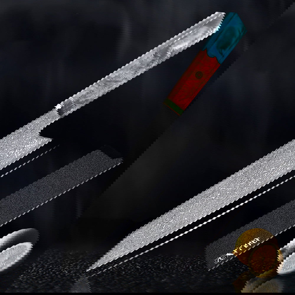 Kitchen Set Knife Damascus Steel Kitchen Knife Kitchen Knife Chef Knife Santoku Knife Japanese Knife Kitchen Tool - Grand Goldman