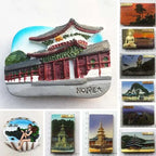 Korea Gyeongfu Palace Japan Fridge Magnets Tourist Souvenir Refrigerator Magnetic Stickers  Home Decoration Travel Gifts - Grand Goldman