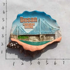 Korea Gyeongfu Palace Japan Fridge Magnets Tourist Souvenir Refrigerator Magnetic Stickers  Home Decoration Travel Gifts - Grand Goldman