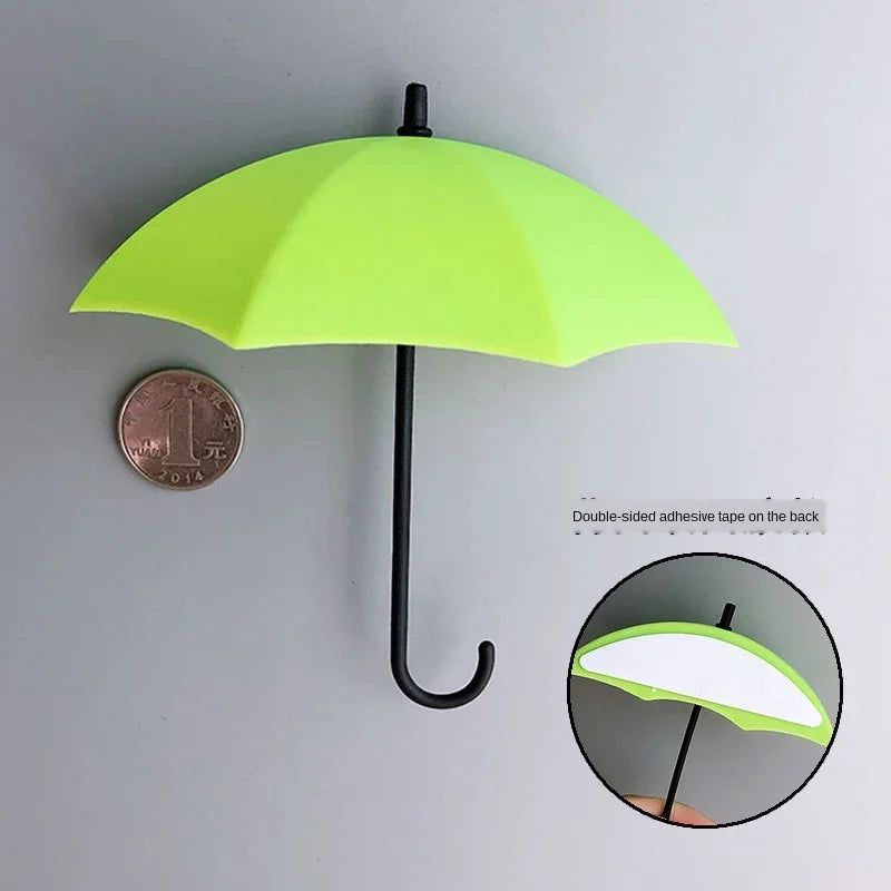 Korean Style 3D Umbrella Creative Strong Stickers Hook Magnetic Buckle Stickers on The refrigerator Home Decoration Storage Hook - Grand Goldman