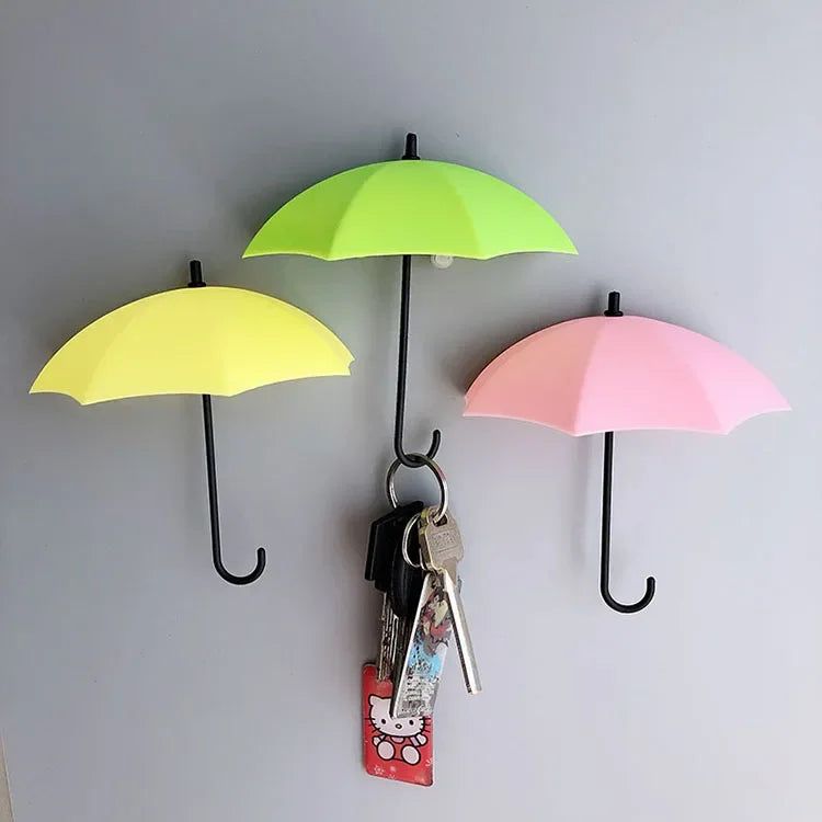 Korean Style 3D Umbrella Creative Strong Stickers Hook Magnetic Buckle Stickers on The refrigerator Home Decoration Storage Hook - Grand Goldman