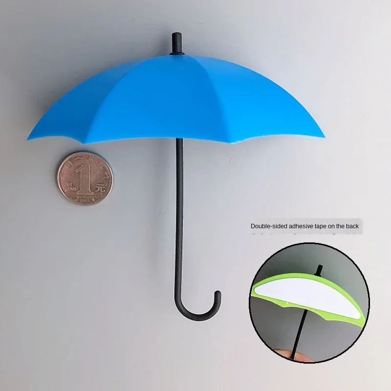 Korean Style 3D Umbrella Creative Strong Stickers Hook Magnetic Buckle Stickers on The refrigerator Home Decoration Storage Hook - Grand Goldman