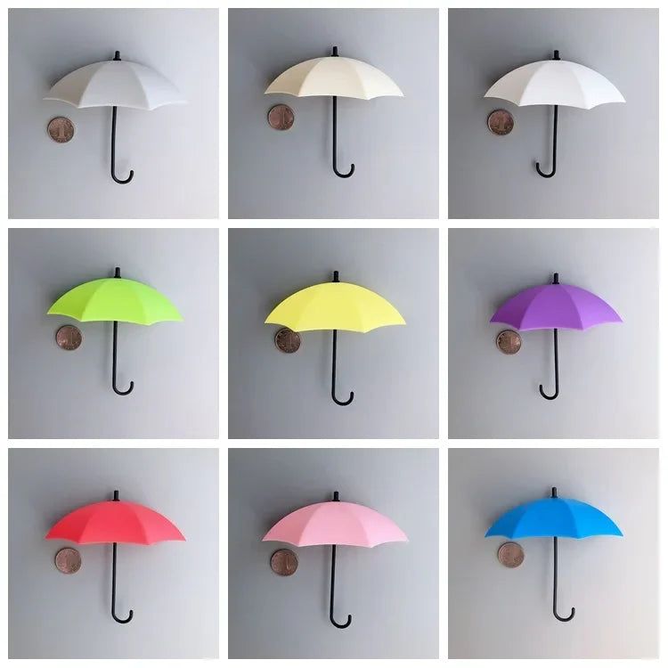 Korean Style 3D Umbrella Creative Strong Stickers Hook Magnetic Buckle Stickers on The refrigerator Home Decoration Storage Hook - Grand Goldman